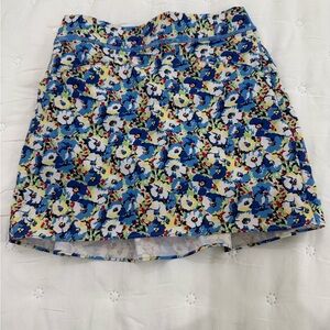 Polo Ralph Lauren RLX Golf Girl's Printed Floral Skort Skirt